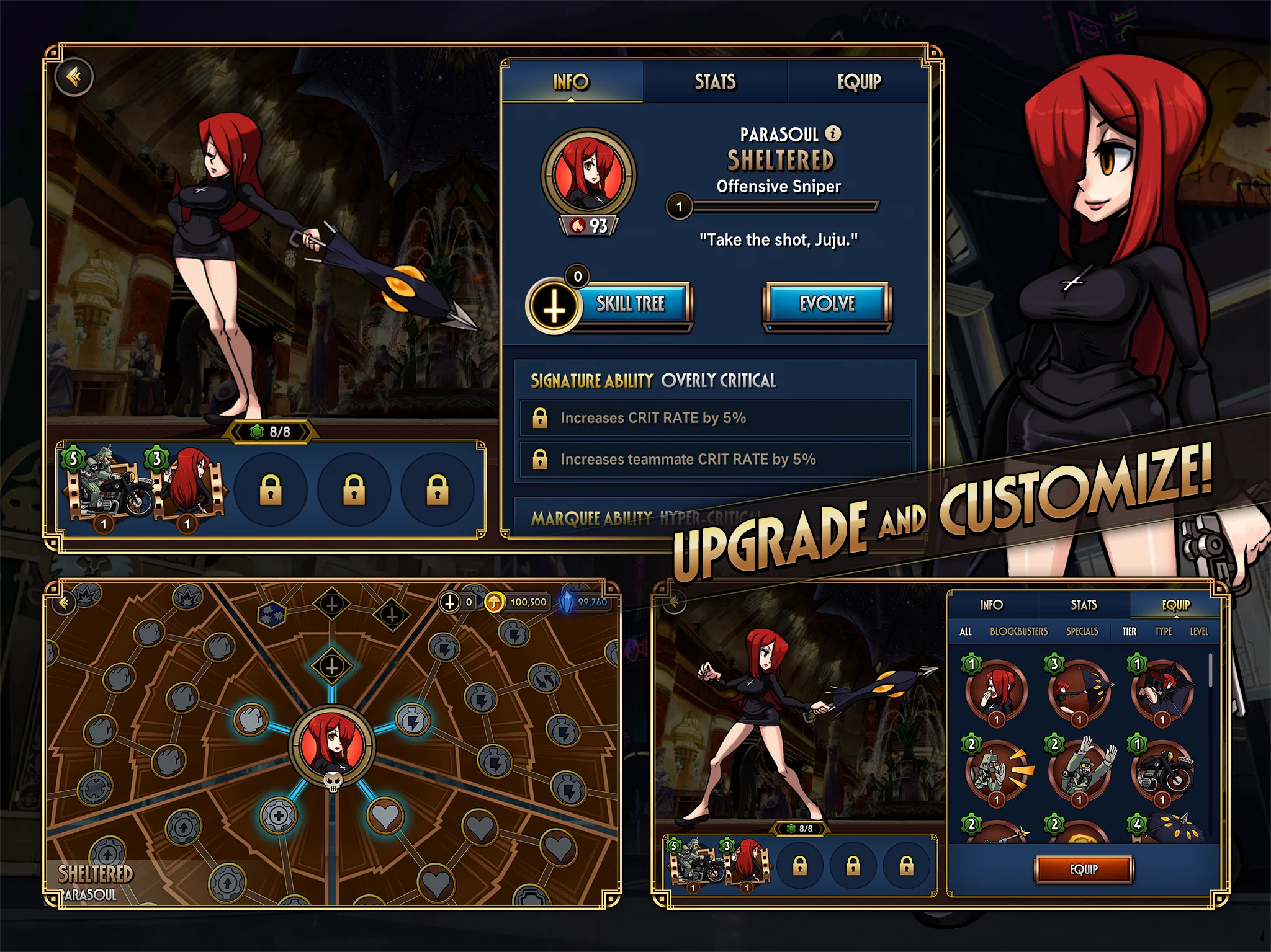 Skullgirls: Fighting RPG screenshot