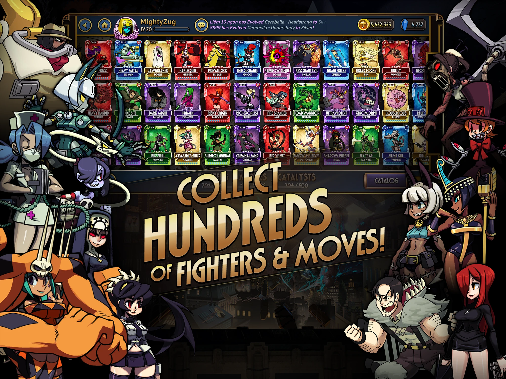 Skullgirls: Fighting RPG screenshot