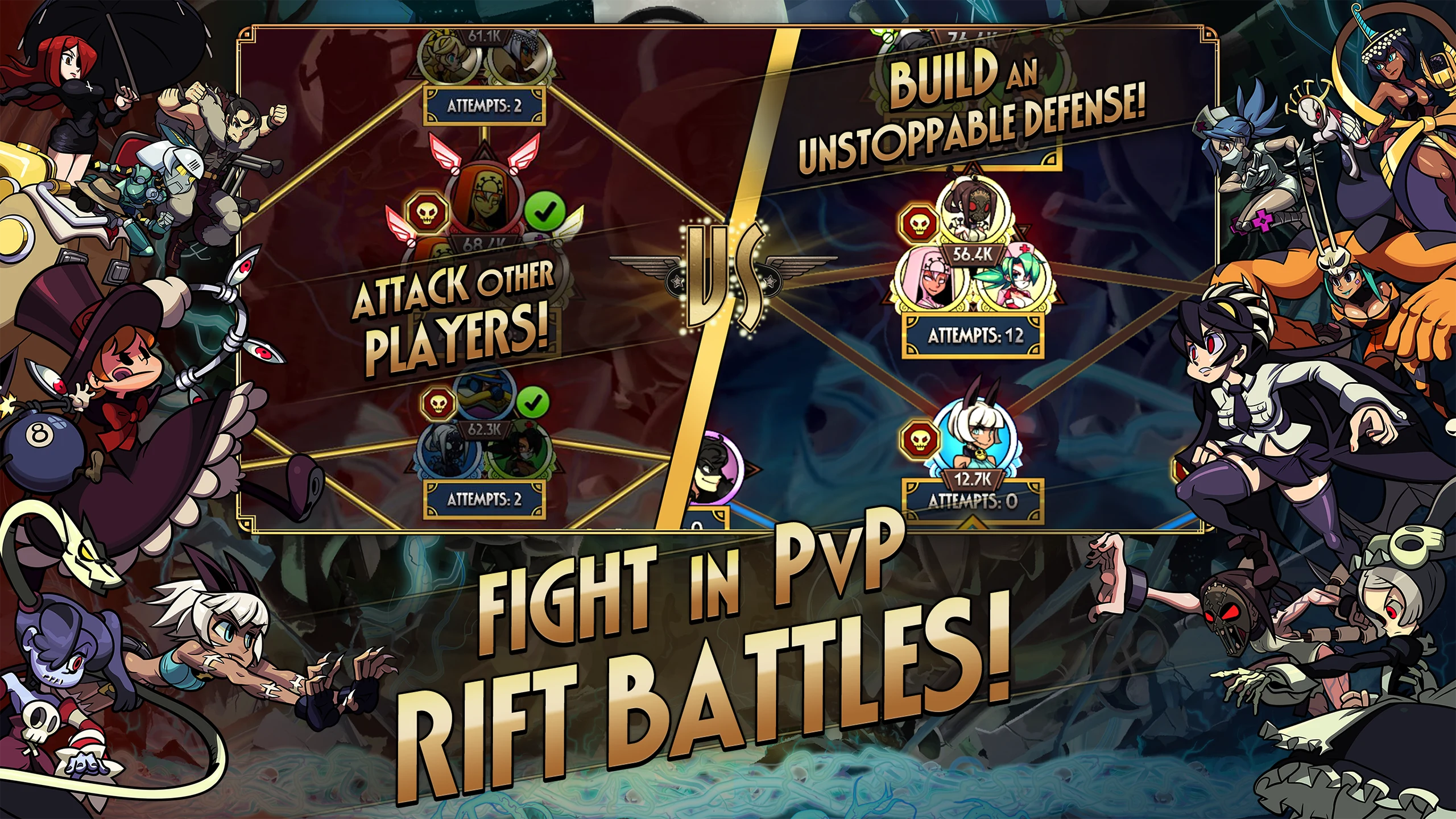 Skullgirls: Fighting RPG screenshot