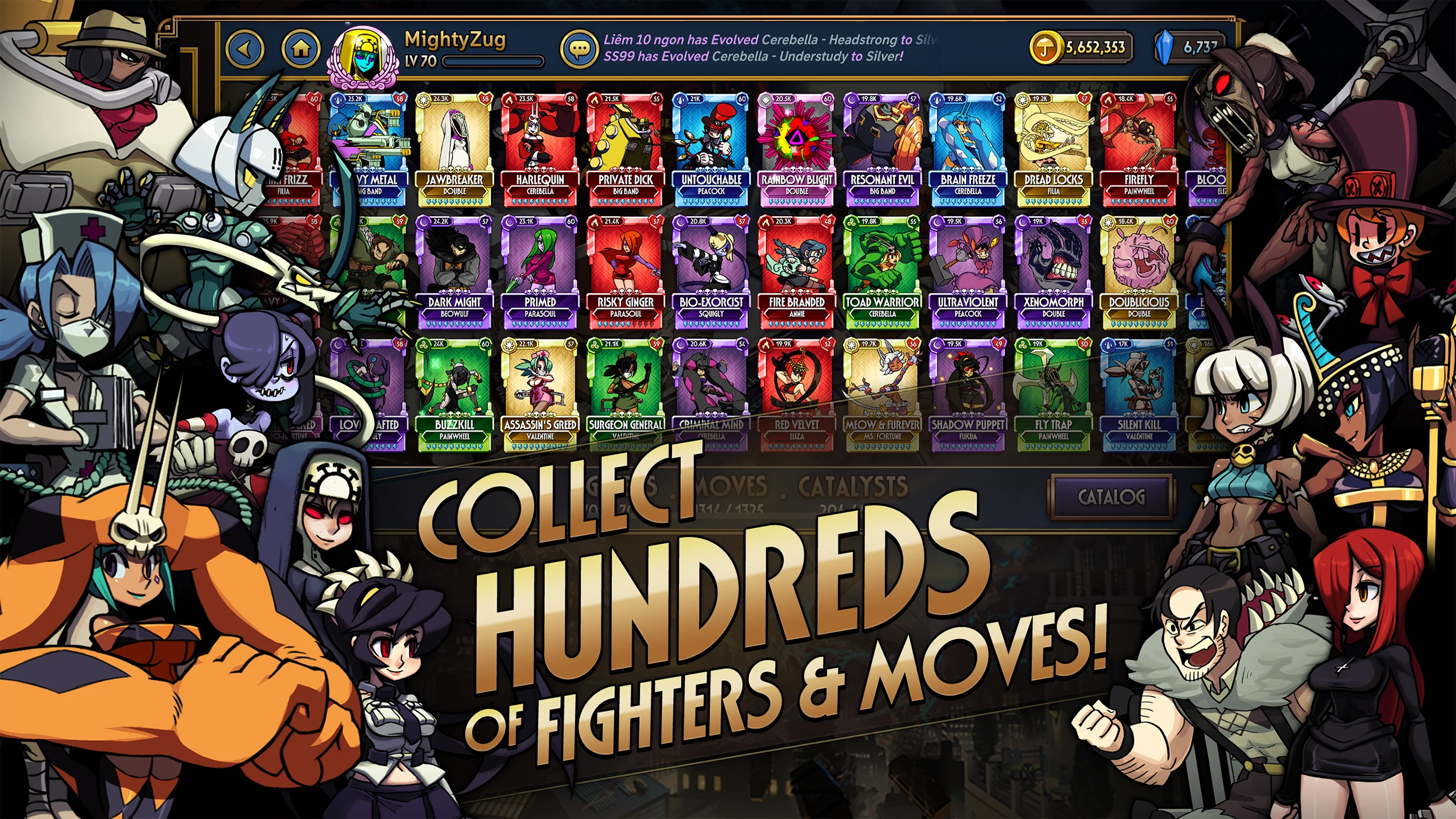 Skullgirls: Fighting RPG screenshot